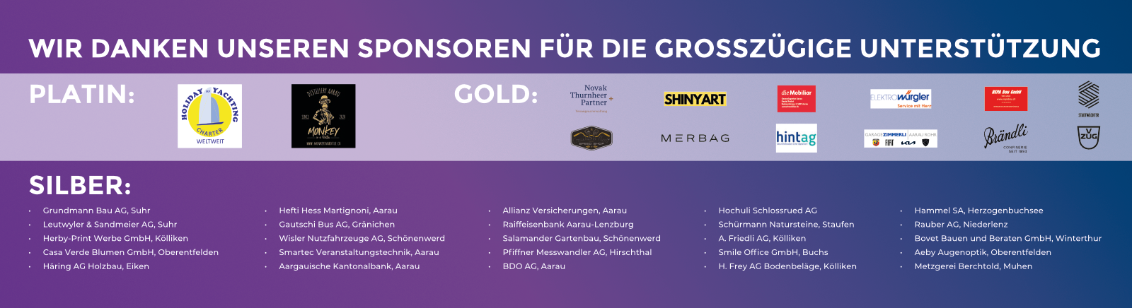 website banner